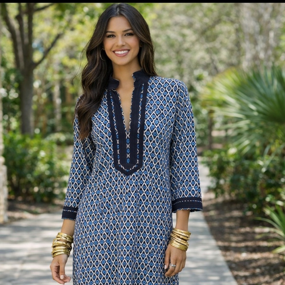 Tory Burch Kaftan Tunic Dress